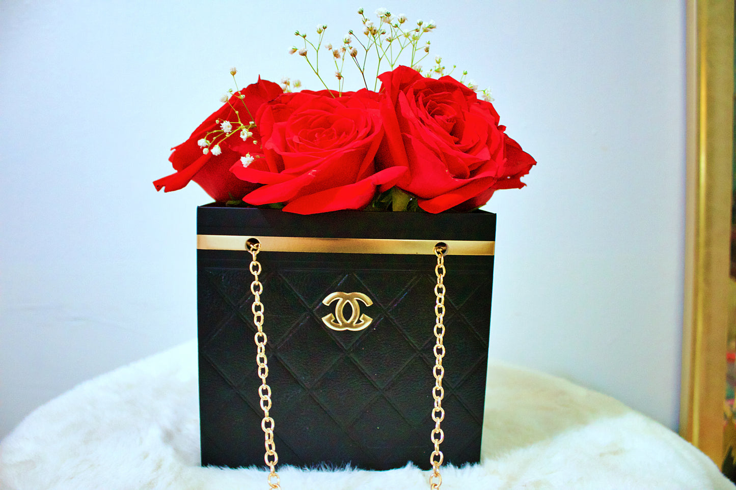 BOÎTE À ROSES FRAÎCHES