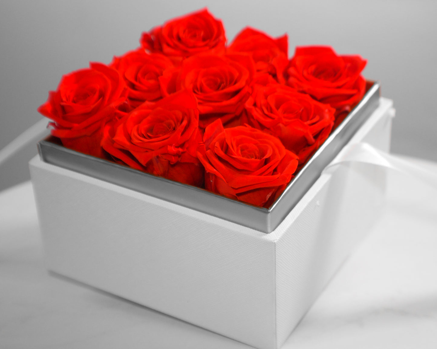 BOÎTE À ROSES ÉTERNELLES