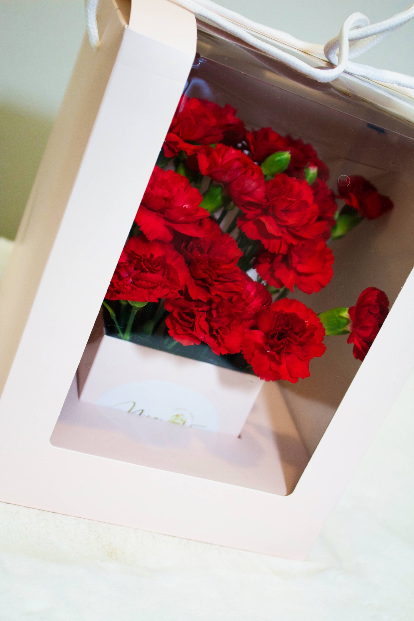 BOUQUET TROPICAL ROUGE