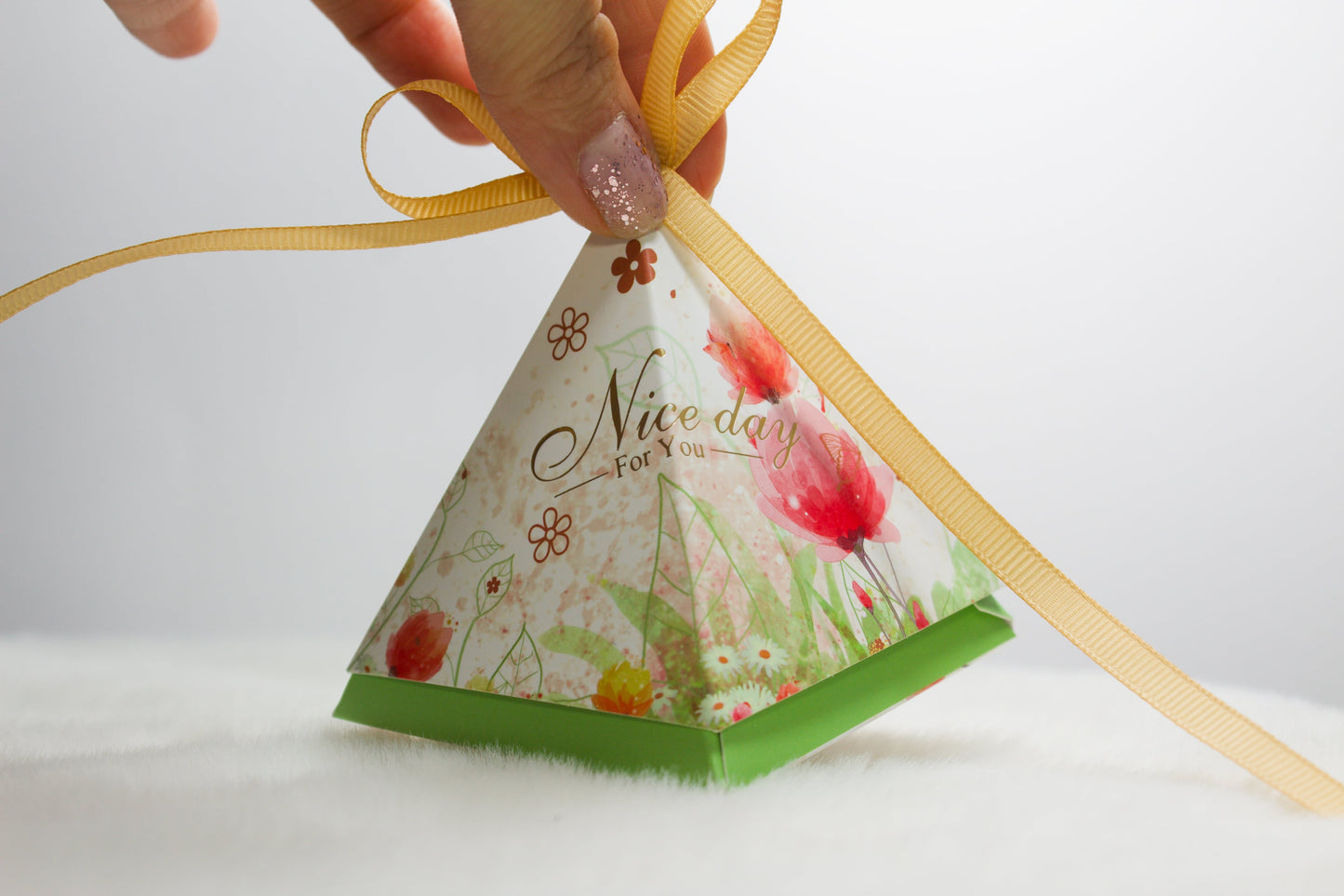 Boîtes à bonbons pyramide