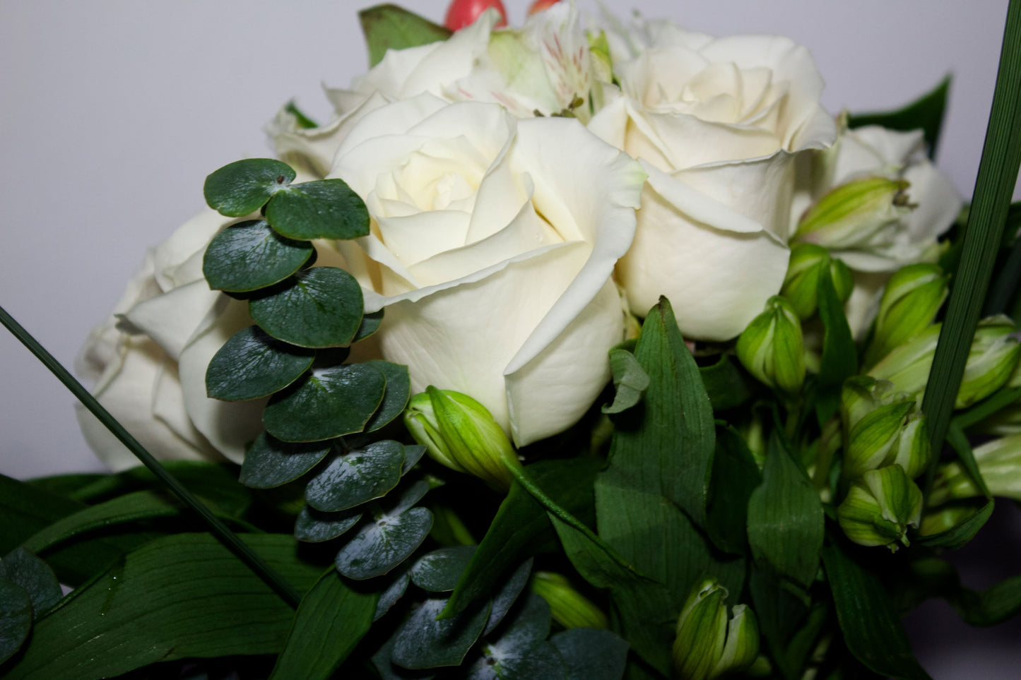 Bouquet de mariée velours