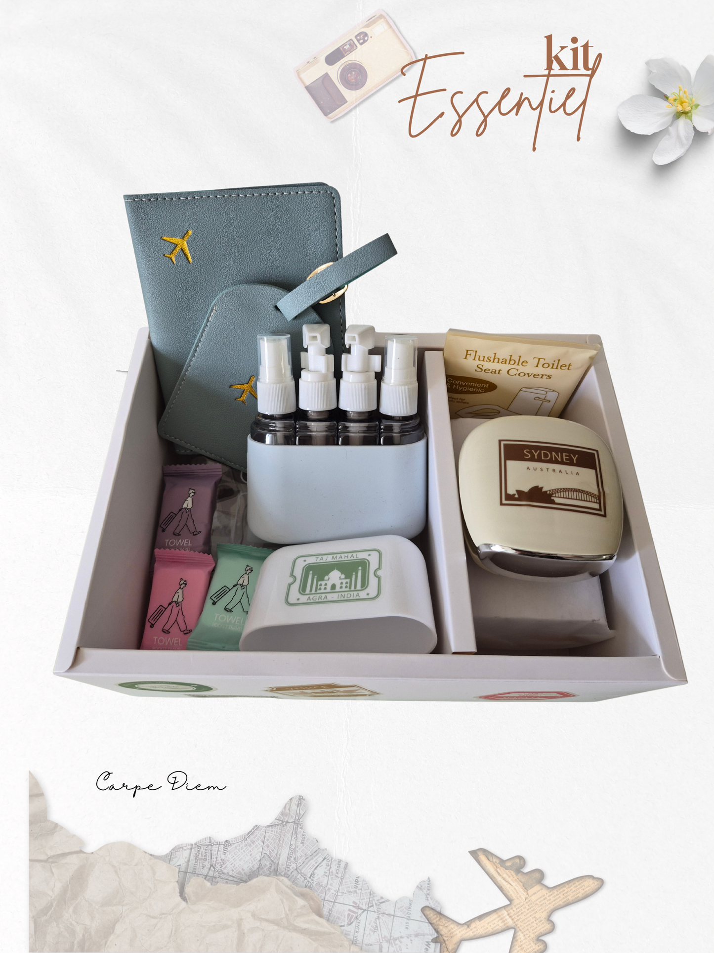 Coffret Voyage Élégance — Le Kit Essentiel Pour Explorer le Monde